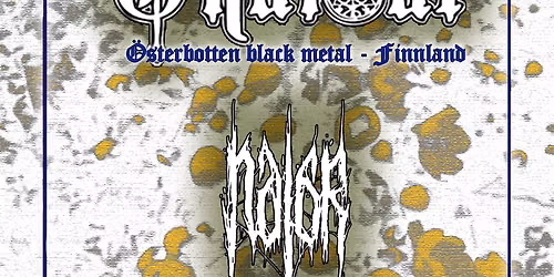 Ondfodt (\u00d6sterbotten black metal) + Nalar (blackened death metal) Berlin - die Spirale