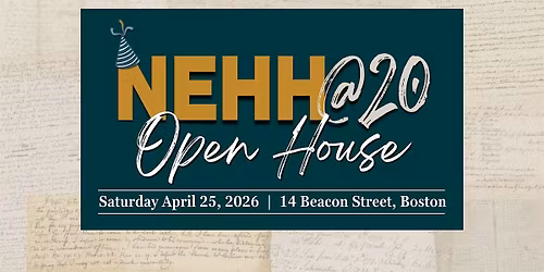 NEHH@20 Open House: A Celebration of NEHH at 20 Years