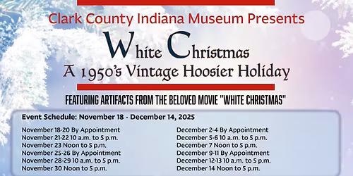 White Christmas - A 1950s Vintage Hoosier Holiday