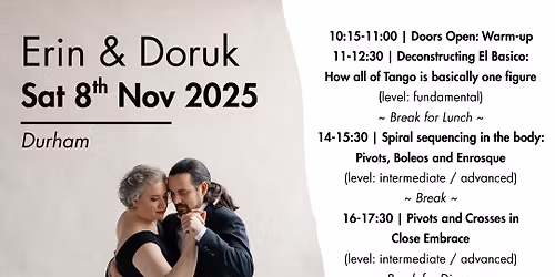 Tango Workshops and Milonga