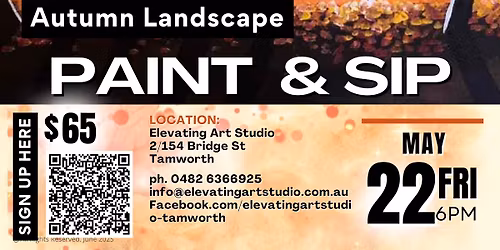 Paint & Sip Autumn Landscape
