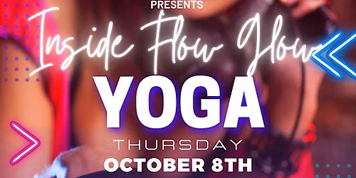 Inside Flow Glow Yoga Live DJ Glow Paint at HQ