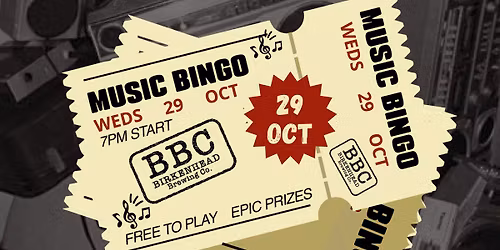 \ud83c\udfb6 Music Bingo Live @ The BBC!