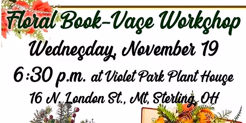 Floral Book-Vase Workshop 