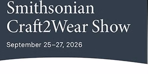 Smithsonian Craft2Wear Show