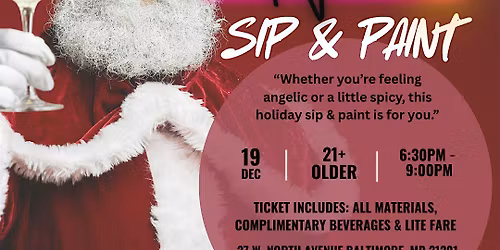Naughty or Nice Sip and Paint