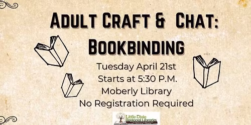 Adult Craft & Chat: Bookbinding