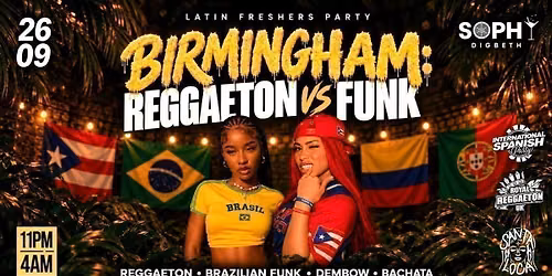 BIRMINGHAM LATIN PARTY - REGGAETON VS FUNK \ud83c\udde7\ud83c\uddf7\ud83c\uddf5\ud83c\uddf7\ud83d\udd25 