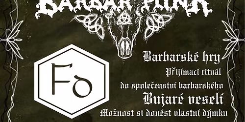 Pra\u017esk\u00fd Barbarsk\u00fd \u010coch v Modr\u00e9 Vopici - BARBAR PUNK\/\/ FOGGY DUDE