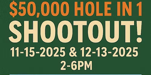 $50,000 Hole in 1 Challenge!