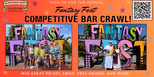 Southernmost Scavenger Hunt's 7th Annual Fantasy Fest Bar Crawl