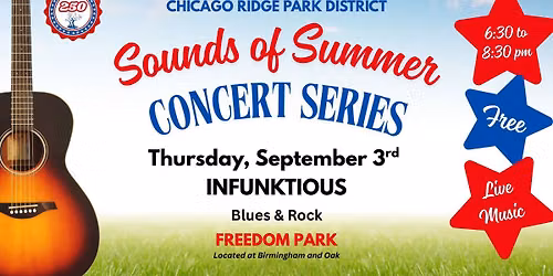 Sounds of Summer Concert Reschedule - INFUNKTIOUS