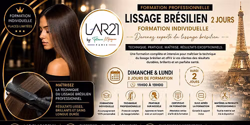 Formation Lissage Br\u00e9silien 2 Jours \u00e0 Paris | LAR 21 Academy