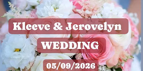 Kleeve & Jerovelyn Wedding \ud83d\udc8d