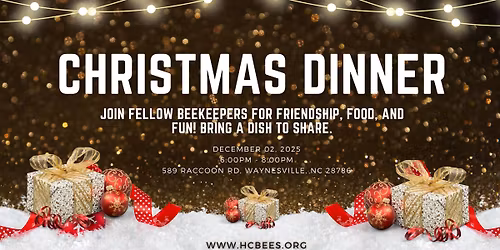 Haywood County Beekeepers Association - Holiday Dinner