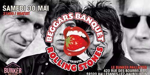 \ud83c\udfb8 BEGGARS BANQUET - TRIBUTE ROLLING STONES \ud83c\udfb8 GRATUIT