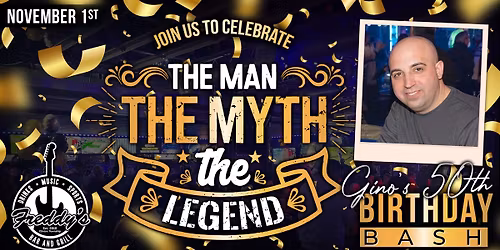 GINO'S TURNING 50 !!