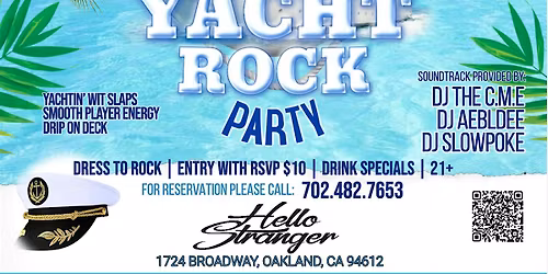 Yacht Rock Night At Hello Stranger