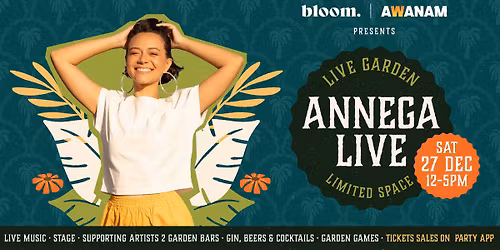 ANNEGA LIVE @ BLOOM'S GARDEN