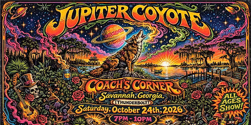 Jupiter Coyote LIVE in the Soundgarden, Savannah, GA
