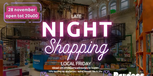 Late Night shopping bij Pardoes