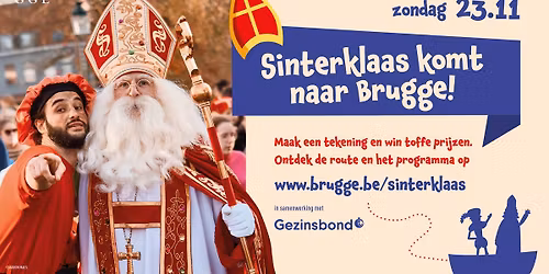 Intrede Sinterklaas in Brugge 2025