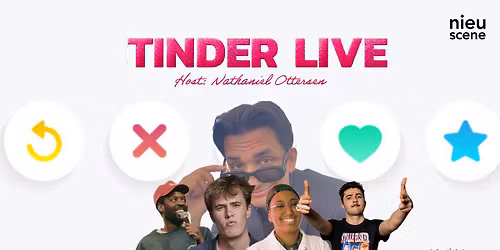 Tinder LIVE - hvilken komiker er den beste sjekker`n?