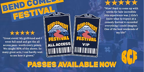 Bend Comedy Festival 2026