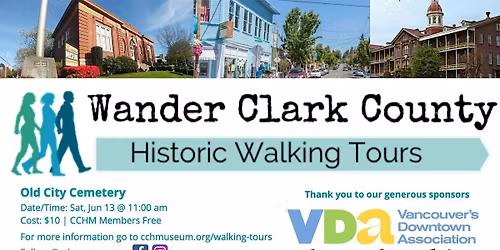 Wander Clark County: Old City Cemetery - Late Tour (11:00 AM)