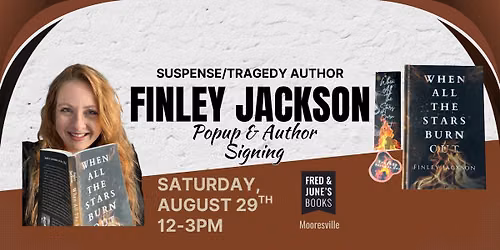 Thriller\/Suspense Author Popup: Finley Jackson