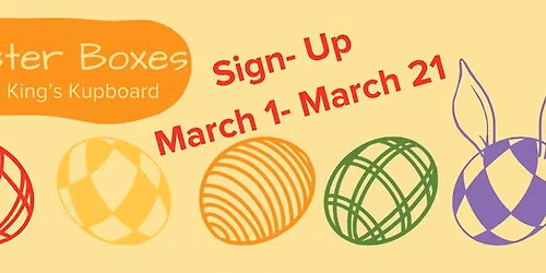 Easter Food Boxes Available for Hillsdale County Families