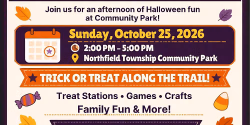 Northfield Township Trick or Treat Trail 2026