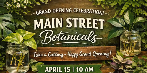 \ud83c\udf3f Ribbon Cutting Celebration at Main Street Botanicals \ud83c\udf3f