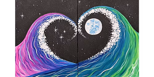 Love in the Waves - Date Night - Paint and Sip in San Antonio | Classpop!\u2122
