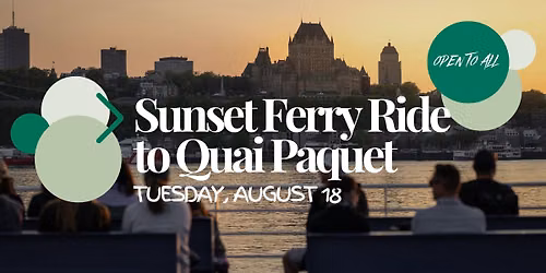Sunset Ferry Ride 2026 - August
