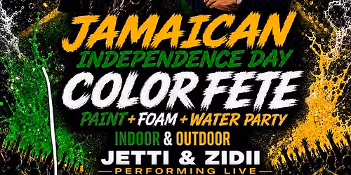Jetti + Zidii Performing! COLOR FETE (Paint + Foam + Water Party)!