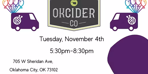 Yarn Adventure Truck Visits OK Cider Co