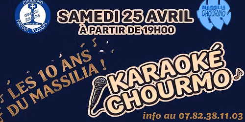 Karaok\u00e9 Chourmo pour les 10 ans du Bar Le Massilia 