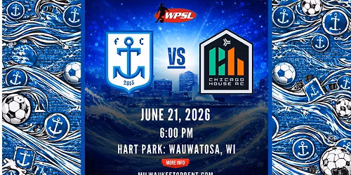 FC Milwaukee Torrent Women vs Chicago House AC