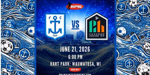 FC Milwaukee Torrent Women vs Chicago House AC