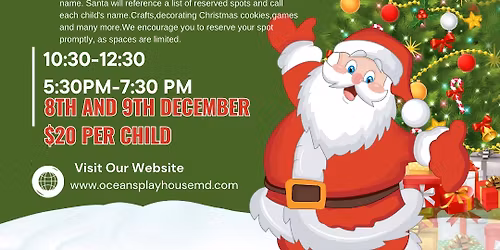 Meet and greet with SANTA