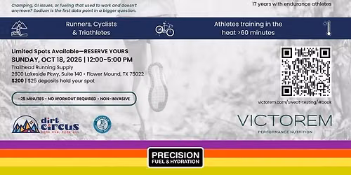 Sweat Sodium Testing with Victorem Performance Nutrition