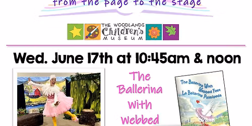 Books Alive! performances of The Ballerina with Webbed Feet