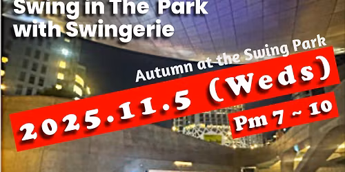 [11\/5 \uc218] \uc57c\uc678\uc2a4\uc719 \/ SwingDance DDPlay with Swingerie
