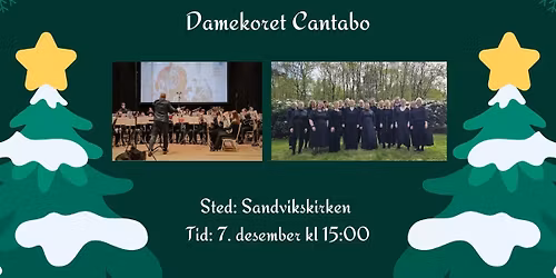 Julekonsert med Bergen Brass Band og Damekoret Cantabo