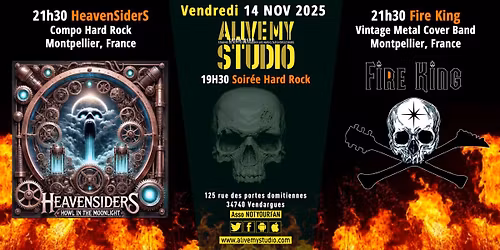 HeavenSiders + Fire King - Soir\u00e9e Vintage Metal