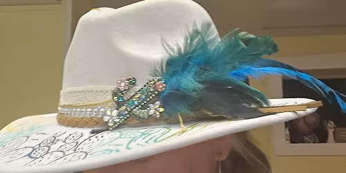 Hat Stencil Class with Embellishment Bar