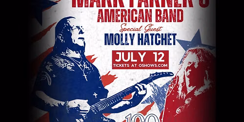 ARCADA\u2019S SALUTE TO AMERICA\u2019S 250th with MARK FARNER\u2019S AMERICAN BAND and SPECIAL GUEST MOLLY HATCHET