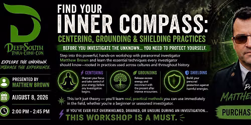 Find Your Inner Compass: Centering, Grounding & Shielding Practices