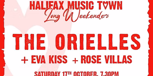 The Orielles + Eva Kiss + Rose Villlas